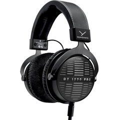 Casti cu fir Beyerdynamic DT 1990 PRO MK II, deschise, negre, 3m si 5m cablu