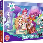 Puzzle Trefl Maxi, Familia Enchantimals, 24 piese, Trefl