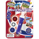 Proiector obiective turistice Marea Britanie Brainstorm Toys, 24 imagini, Violet, Brainstorm Toys