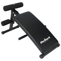 Banca de antrenament inclinata pentru exercitii abdominale, Rebel Active, 380x180x860mm