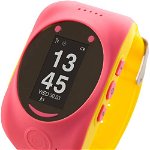 Ceas Smartwatch copii MyKi, GPS, Roz/Galben