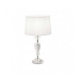 Lampa de birou KATE-3 TL1, sticla, alb, transparent, 1 bec, dulie E27, 122878, Ideal Lux, Ideal Lux