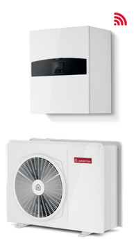 Pompa de caldura aer-apa Inverter Monobloc Ariston Nimbus PLUS 50 M NET R32, 5 kW, Incalzire si Racire Clasa A+++, Unitate externa cu schimbator Inox, compresor dublu rotativ, MONOFAZAT, Ariston