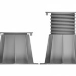 Plot / Piedestal / Suport reglabil pentru gresie / pardoseli inaltate, inaltime variabila 133-225 mm - XLEV-L-B5, XLeveling