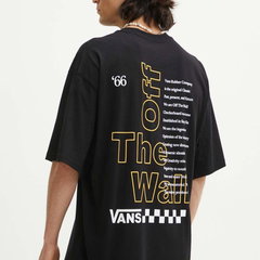 Vans tricou din bumbac barbati, culoarea negru, cu imprimeu, VN000HFTBLK1, Vans