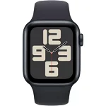 Apple Watch SE (2023), GPS, Cellular, Carcasa Midnight Aluminium 40mm, Midnight Sport Band - M/L, Apple