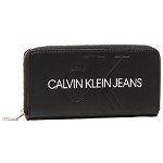 Portofel Mare de Damă Calvin Klein Jeans K60K607634 Écru, Calvin Klein Jeans