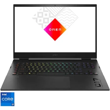 Laptop Gaming HP OMEN 17-ck1009nq cu procesor Intel® Core™ i7-12800HX pana la 4.80 GHz, Alder Lake, 17.3', QHD, IPS, 165Hz, 16GB, 512GB SSD, NVIDIA GeForce RTX 3080Ti 16GB, Free DOS, Black
