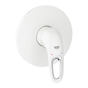 Baterie dus Grohe Eurostyle, aparenta, monocomanda, 1 iesire, moon white- 24048LS3, Grohe
