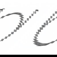 Furtun dus Kludi, Logoflex, infoliat in plastic, 1600 mm, crom, 