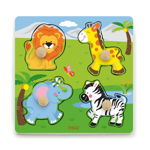 Puzzle cu manere - animale salbatice, Viga