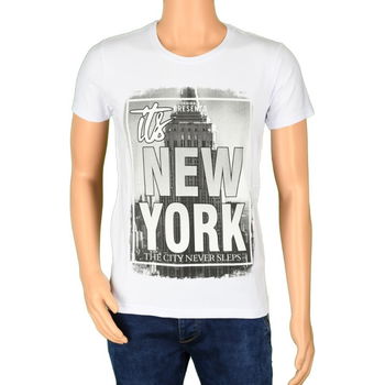 Tricou alb New York pentru barbat - cod 36833, 