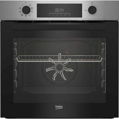 Cuptor incorporabil Beko BBIM11300XMP , Electric, 72 l, Multifunctional, Autocuratare pirolitica, RecycledNet™, AEROperfect™, SteamShine® Cleaning, 7 functii, Grill, Clasa A+, Inox