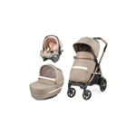 Carucior 3 in 1 Peg Perego Book, SLK, 0 - 22 kg, Mon Amour, Bej Roz, Peg Perego