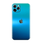 Set Folii Skin Acoperire 360 Compatibile cu Apple iPhone 11 Pro Max - Wraps Skin Chameleon Aquamarine Matt Metalic