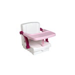 Inaltator scaun de masa portabil white, tender rose, silver KidsKit