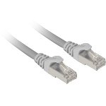 Patchcord S/FTP Cat7 10m Grey, Sharkoon