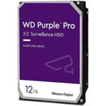 Hard Disk Supraveghere WD Purple Pro, 12TB, 7200 RPM, SATA3, 256MB, WD121PURA