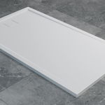 Traversa anti-alunecare margaretka floare, DYWANY ŁUSZCZÓW guma gri 90 cm, 90x100 cm