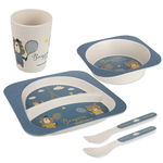 Set vesela 5 elemente Canpol babies Bonjour Paris Blue 9227, CANPOL