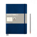 Caiet B5, 121 file, velin, Leuchtturm Composition SC, bleumarin Navy