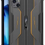 Tableta Oukitel RT3, Procesor Octa-Core MT6762, Ecran IPS 8inch FHD+, 16MP, 4GB RAM, 64GB Flash, 16MP, Bluetooth, IP68, 4G, Dual SIM, Android (Negru/Portocaliu), Oukitel