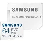 Micro SDXC EVO Plus UHS-I U3 Clasa 10 64GB + Adaptor, Samsung