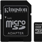 Kingston MicroSDXC 16GB Clasa 10 UHS-I SDC10G2/16GBSP, Kingston