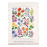 Cărți poștale în set de 10 Wild Flowers - Rex London, Rex London