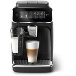 Espressor automat Philips seria 3300 EP3341/50, 1500 W, LatteGO, 6 tipuri de bauturi, ecran tactil intuitiv, Tehnologie noua SilentBrew pentru preparare silentioasa, Aplicatie HomeID, Rasnita ceramica (Negru), Philips