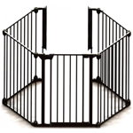 Noma - Tarc de siguranta  Cu saltea, Hexagonal, Modular, 315x73 cm, Negru