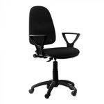 Scaun birou ergonomic GOLF LX, rotativ, ajustabil, negru, 47x57x102 115 cm, Antares