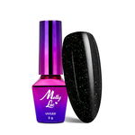 Top Coat cu sclipici Molly Lac Magic Mood Silver Malachite - MM-SM, MOLLY LAC