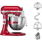 Mixer cu bol 6.9L, Professional, Empire Red - KitchenAid, KitchenAid