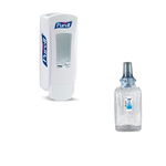 Pachet dispenser manual cu gel dezinfectant Purell, Purell