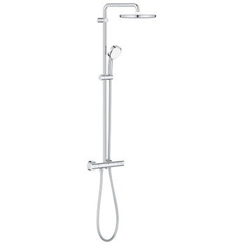 Sistem dus Grohe Tempesta Cosmpolitan System 250, Termostat, Montare pe perete, Crom, 26670000