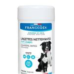 FRANCODEX Servetele de curatare pentru ochii, urechile, labele cainilor si pisicilor 100 buc., FRANCODEX