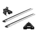 Bare transversale Thule Evo Clamp Silver pentru Dacia Sandero, 5 usi, model 2013+, Thule
