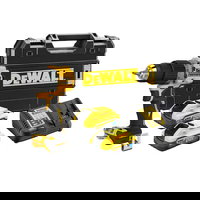 DeWalt DCD805H2T-QW masina de gaurit cu percutie si insurubat cu acumulator 18 V | 34 Nm/90 Nm | 1,5 - 13 mm | Fara perii | 2 x 5 Ah acumulatori + incarcator | In TSTAK