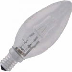 Bec halogen eco E14 lumanare 28W 220V sticla clara Well