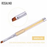 Pensula Rosalind Professional Nail Art Gold, 