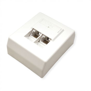 Priza RJ45 aplicata Value Cat. 6 neecranata UTP Alba 25.99.8394-20