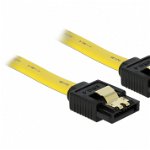 Cablu SATA III drept cu fixare 50cm, Delock 82809, Delock