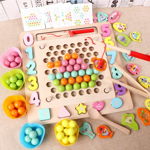 Joc multifunctional 4 in 1 - pescuit, indemanare, puzzle, snuruit