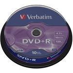 DVD+R 4.7GB 16x Matt Spindle 10 buc., VERBATIM