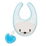 Baveta Chicco 3 in 1 Gummy Bib Boy, Chicco