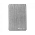 Verbatim Hard Disk Extern Verbatim Store 'n' Go ALU Slim 1TB USB 3.2 si adaptor USB-C, Space Grey 53662, Verbatim