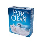 EVER CLEAN Extra Strong, neparfumat, așternut igienic pisici, granule, bentonită, aglomerant, neutralizare mirosuri, 10l, Ever Clean