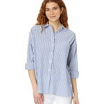 Imbracaminte Femei Madewell The Oversized Straight Hem Shirt in Signature Poplin Pure Blue, Madewell