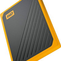 SSD Extern WD My Passport Go, 1TB, Negru & Portocaliu,